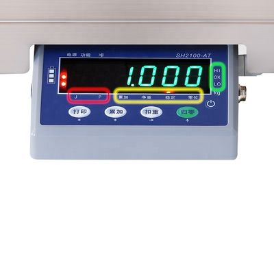15кг Дивизия 2г/1г Вместимость Электронная настольная весы с Bluetooth и LED дисплеем
