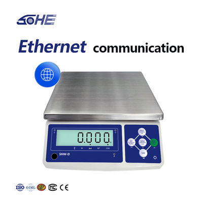 SHWDL-15KG Ethernet Function Table Scale с ЖК-дисплеем и питанием от переменного тока / постоянного тока
