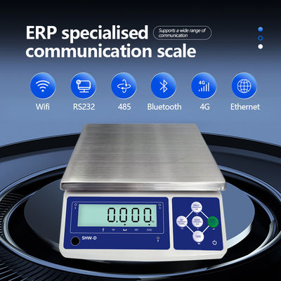 SHWDL-15KG Ethernet Function Table Scale с ЖК-дисплеем и питанием от переменного тока / постоянного тока