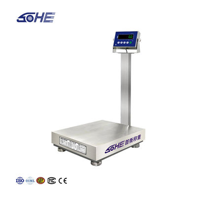SOHE A1S 500KG 500*600 Нержавеющая сталь Платформа масштаб для морепродуктов и пищевых заводов