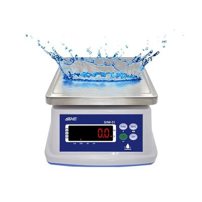Двухслойная структура 30 кг водонепроницаемая шкала с точным датчиком и светодиодным дисплеем