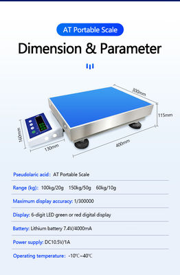 Промышленное взвешивание сделано простым с помощью SOHE AT Bluetooth Scale и 6-значного LED-дисплея