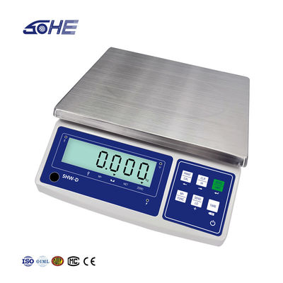 ABS 30KG настраиваемый ЖК-дисплей Точные промышленные взвешивающие платформы от SOHE WD