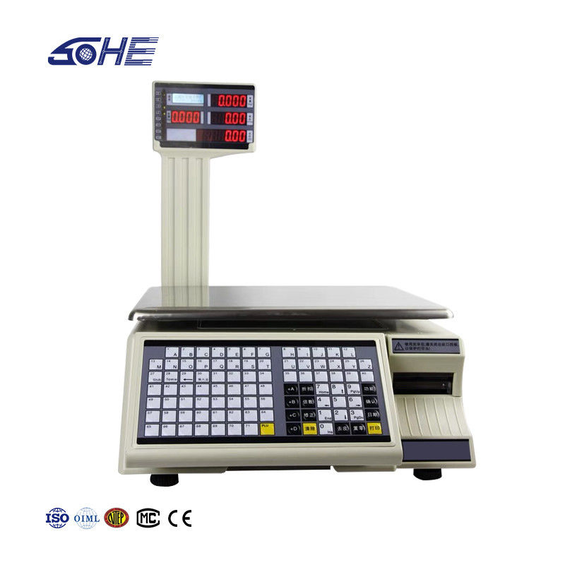 AC 100-240V/DC21V настраиваемая поддержка OBM печать штрих-код таблицы шкалы SHW-TMC 15 кг